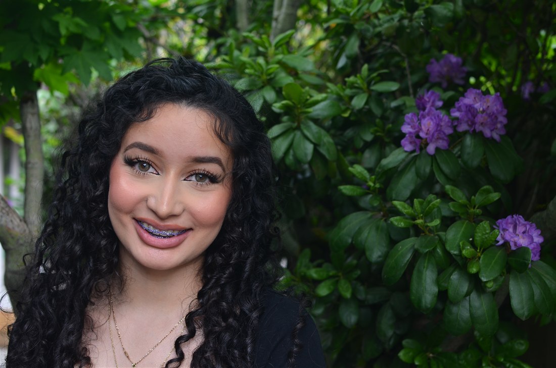 Smiling Rockwood Orthodontics patient with braces